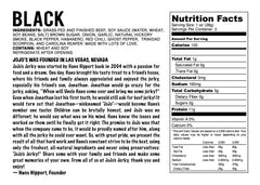 JoJo's Black Jerky 2oz