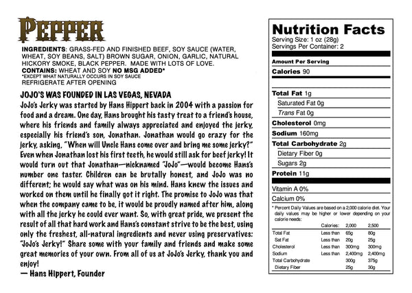 Original Pepper Beef Jerky