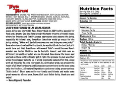 Triple Threat Beef Jerky 2oz