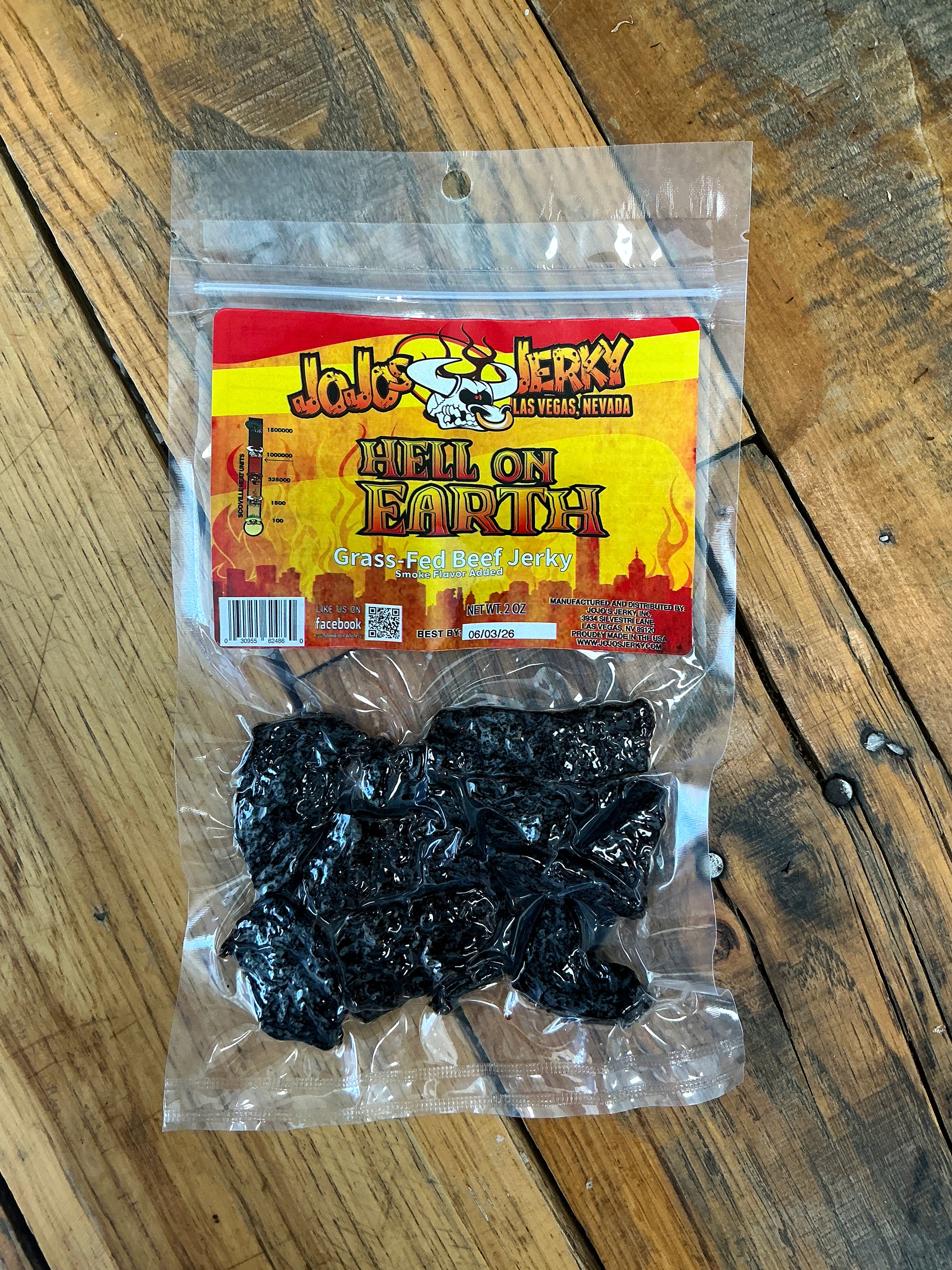 Hell On Earth - Beef Jerky 2oz
