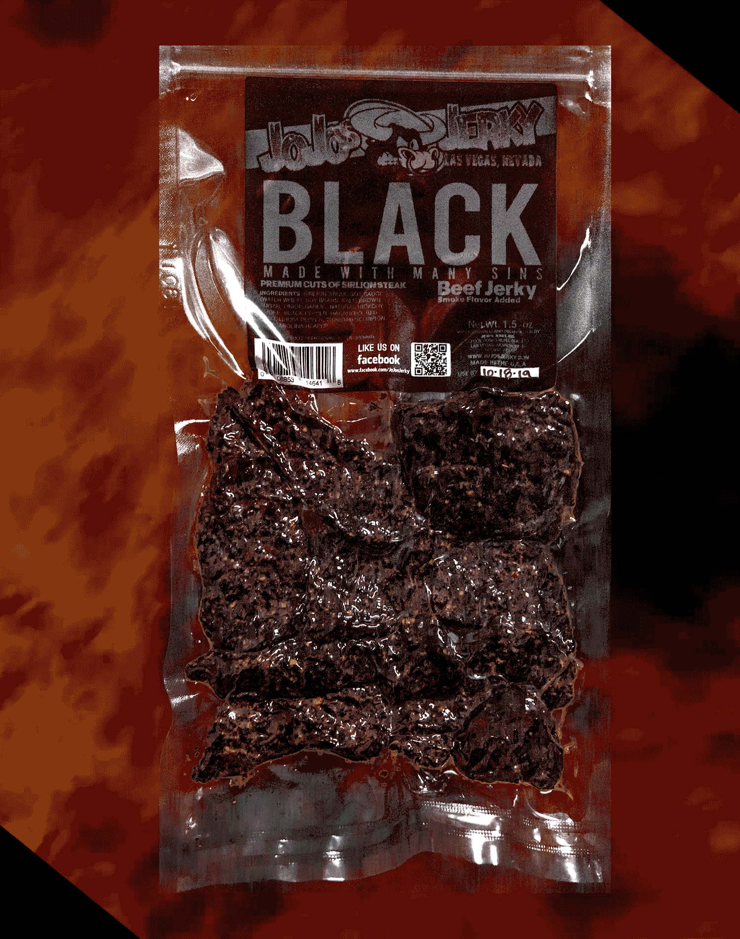 JoJo's Black Jerky 2oz